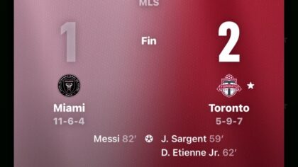Messi tỏa sáng nhưng Inter Miami vẫn nhận thất bại cay đắng trên sân nhà