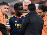Saka có nguy cơ vắng 12 trận, Arsenal vừa san bằng thành tích của Man City